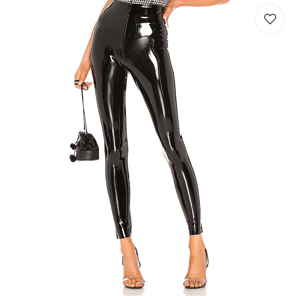 Commando vinyl leggings size medium